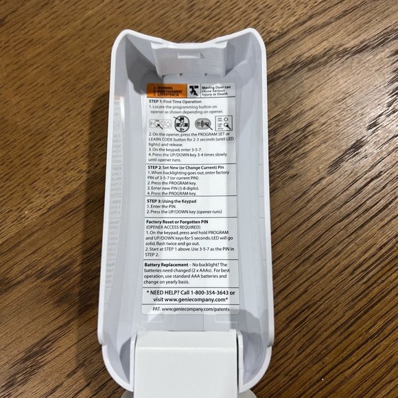 Genie GK-BX Wireless Keypad 37224R - Picture 9 of 10